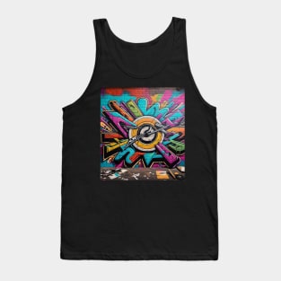 Colorful Hip-Hop graffiti Tank Top